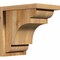 Ekena Millwork New Brighton Rough Sawn Corbel w/Backplate, Western Red Cedar, 8"W x 12"D x 12"H COR08X12X12NEB01RWR - alternate 1